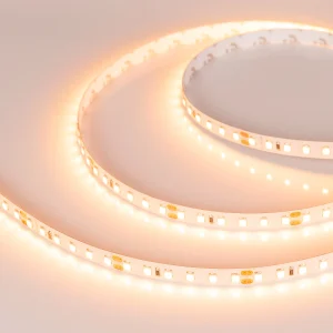 Arlight Светодиодная лента RT-A120-8mm 24V Warm2400 (9.6 W/m, IP20, 2835, 5m) (Открытый)