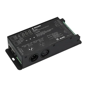 Arlight INTELLIGENT Декодер SMART-DMX512-104-83-RDM-SUF (12-48V, 4x8A, XLR3/RJ45) (IARL, IP20 Металл, 5 лет)
