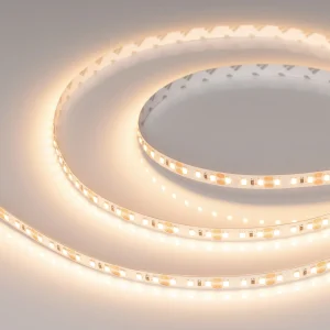 Arlight Светодиодная лента RT-A120-8mm 12V Warm3000 (9.6 W/m, IP20, 2835, 5m) (Открытый)