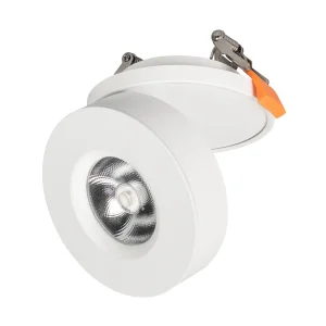 Arlight Светильник LGD-MONA-BUILT-R100-12W Warm3000 (WH, 24 deg) (IP40 Металл, 3 года)