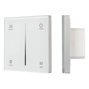 Arlight Панель SMART-P36-DIM-IN White (230V, 1.2A, TRIAC, Sens, 2.4G) (IP20 Пластик, 5 лет)