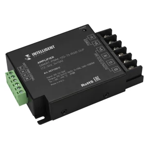 Arlight INTELLIGENT ARLIGHT Усилитель SMART-PWM-103-73-RGB-SUF Black (12-36V, 3x10A) (IARL, IP20 Металл, 5 лет)