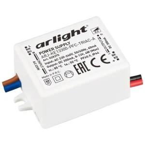 Arlight Блок питания ARJ-KE13300-PFC-TRIAC-A (4W, 300mA) (IP44 Пластик, 5 лет)