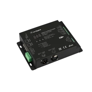 Arlight Декодер SMART-K57-DMX (230V, 4x2A, XLR3) (IP20 Металл, 5 лет)
