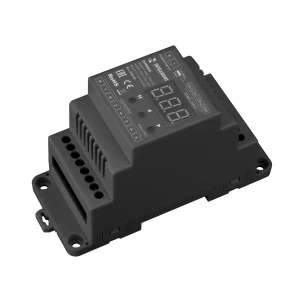 Arlight INTELLIGENT ARLIGHT Диммер SMART-DALI-104-62-ADDR-DIM-DT6-DIN Black (12-24V, 4x5A) (IARL, IP20 Пластик, 5 лет)