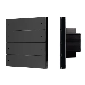 Arlight INTELLIGENT ARLIGHT Кнопочная панель SMART-DMX512-801-22-8G-8SC-DIM-IN Black (230V, 2.4G) (IARL, IP20 Пластик, 5 лет)