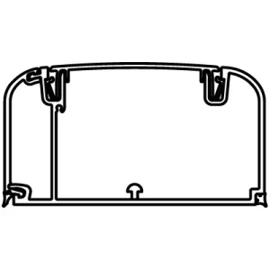 DKC In-Liner Front Короб 90х50мм (короб+боковая крышка) (1шт=2м)