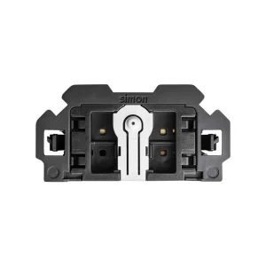 Simon 100 Двухполюсный выключатель нажимной 10AX 220В~ с безвинтовым подключением 1Click