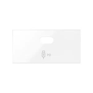 Simon 100 Белый глянец Накладка зарядного устройства USB SmartCharge