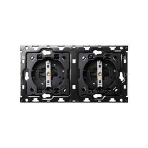 Simon 100 Кит 2 поста механизм 2 розетки Schuko + суппорт
