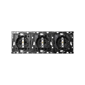Simon 100 Кит 3 поста механизм 3 розетки Schuko + суппорт