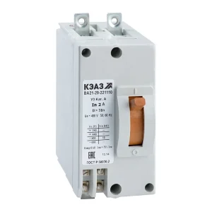 КЭАЗ Выключатель автоматический ВА21-29В-241110-10А-6Iн-690AC-У3