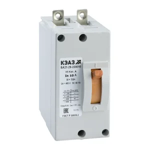КЭАЗ Выключатель автоматический ВА21-29В-220010-63А-3Iн-690AC-У3