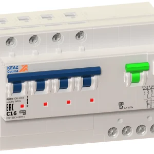 КЭАЗ АВДТ с защитой от сверхтоков OptiDin VD63-43C25-A-УХЛ4 (4P, C25, 100mA)