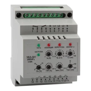 КЭАЗ Реле защиты двигателя OptiDin УБЗ-301-63-630-УХЛ3.1