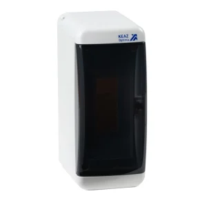 КЭАЗ Корпус пластиковый Навесной OptiBox P-UNK-1-02-IP41 Прозрачная черная дверь