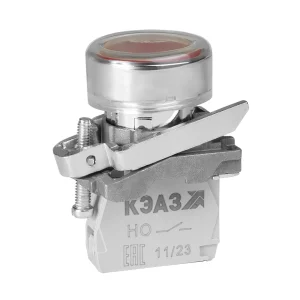 КЭАЗ Кнопка КМЕ4210мС-красный-1но+0нз-цилиндр-IP65