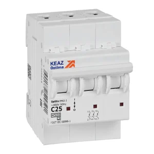 КЭАЗ OptiDin BM63 Автоматический выключатель 3P 25А C 4,5кА AC (BM63-3C25-4,5-УХЛ3)