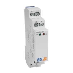 КЭАЗ Реле контроля фаз OptiRel D PHS-3-1M-03-PN-2 чередования обрыва фаз 3Ф+N 2СО