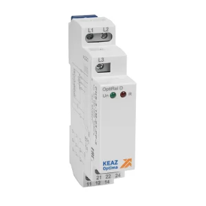 КЭАЗ Реле контроля фаз OptiRel D PHS-3-1M-03-PP-2 чередования обрыва фаз 3Ф 2СО