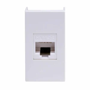 DKC Комп.роз. RJ45 кат.5e, 8P8C, Viva, белая, 1мод
