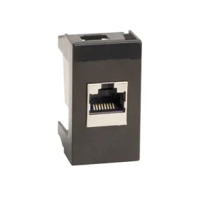 DKC Розетка RJ-45 кат.6,экр,Viva,1 мод.,черн