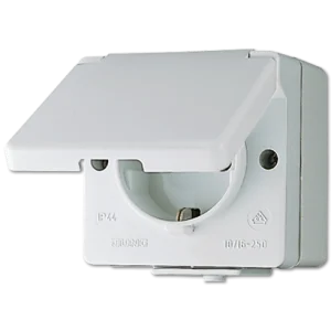 JUNG Штепсельная розетка SCHUKO для накладного монтажа 16A 250V ~ IP44