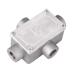 DKC Коробка ответвительная алюминиевая, 4 ввода, М32х1,5 ,IP55, 146х81х57мм