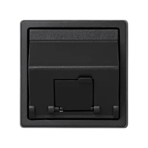 Simon 73 loft Графит Адаптер на 1 RJ45(12) 75528-, 75540-, 75541-, 75544-39, наклон