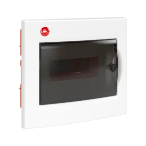 DKC RAM base Щиток встраив.с двер.8мод.,IP41,бел., с клем.блок.1х87508 и замком
