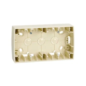Simon 82 Слоновая кость Коробка наружной установки 2-ая, 89х158х37 mm