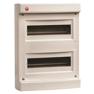 DKC RAM base Щиток настен. без дверцы 24(2х12) мод.,IP40, серый