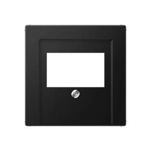 JUNG A Flow/A 550 Черный матовый Накладка на USB зарядные устройства и TAE-розетки с видимым винтом