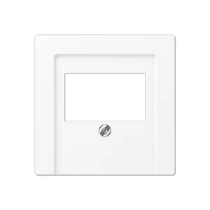 JUNG A Flow/A 550 Белый матовый Накладка на USB зарядные устройства и TAE-розетки; с видимым винтом