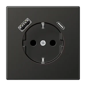 JUNG SCHUKO Антрацит Розетка с USB-интерфейсом