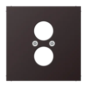 JUNG крышка для 2 гнезд, Dark