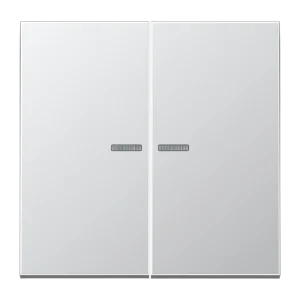 JUNG LS 990 Алюминий Клавиша 2-ая с/п