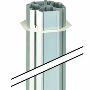 Simon Connect Алюминий Колонна 4-сторонняя, К45, с телескопическим упором, 125х125 мм, 3м