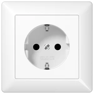 JUNG SCHUKO®-розетка 16 A / 250 B ~, белая