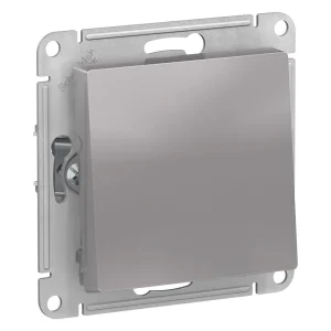 Systeme Electric AtlasDesign Алюминий Переключатель 1-клавишный, сх.6, 10АХ, механизм