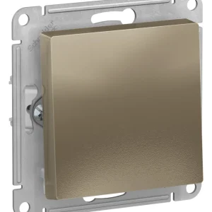 Systeme Electric AtlasDesign Шампань Выключатель 1-клавишный 2-полюсный, 10А, механизм