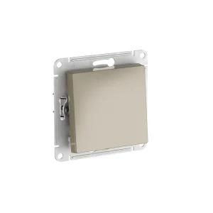 Systeme Electric AtlasDesign Шампань Переключатель 1-клавишный, сх.6, 10АХ, мех., быстрозажим. клем.