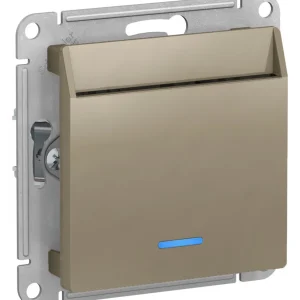 Systeme Electric AtlasDesign Шампань Переключатель карточный с задержкой времени, механизм