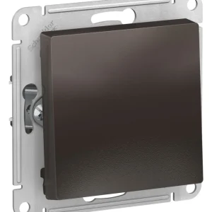 Systeme Electric AtlasDesign Мокко Выключатель 1-клавишный 2-полюсный, 10А, механизм