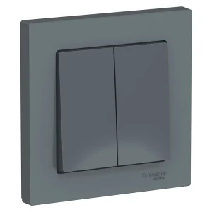 Systeme Electric AtlasDesign Грифель Выключатель 2-клавишный сх.5, 10АХ, в сборе