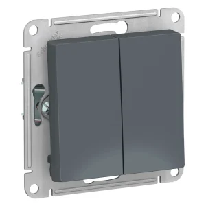Systeme Electric AtlasDesign Грифель Переключатель 2-клавишный сх.6, 10АХ, механизм