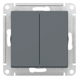 Systeme Electric AtlasDesign Грифель Переключатель 2-клавишный перекрестный, 2 x сх. 7, 10АХ, механизм