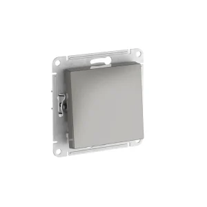 Systeme Electric AtlasDesign Сталь Выключатель 1-клавишный, сх.1, 10АХ, мех., быстрозажим. клем.