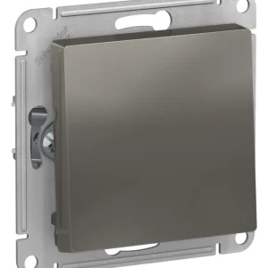 Systeme Electric AtlasDesign Сталь Выключатель 1-клавишный 2-полюсный, 10А, механизм