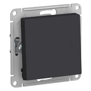 Systeme Electric AtlasDesign Карбон Кнопка нажимная сх.1, 10АХ, механизм